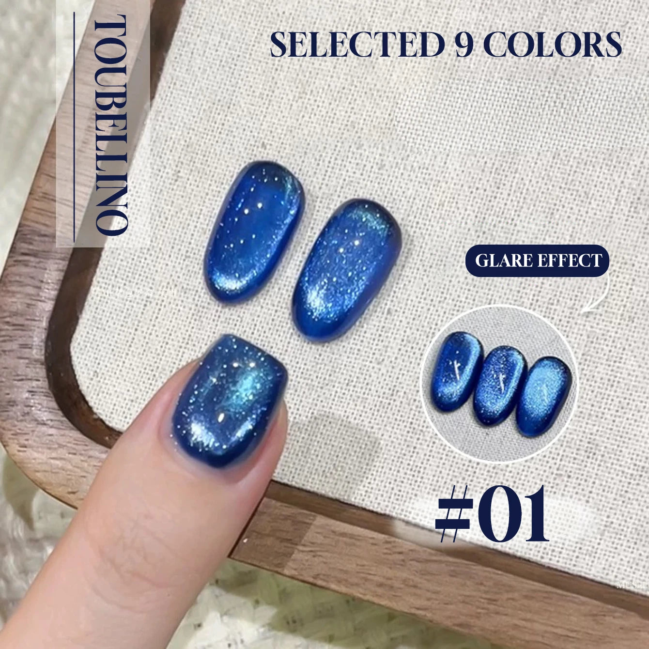 MIANEL 12ML Glass Bead Cat Eye Gel Nail Polish Flash White Spar Nude Color Magnetic Nail Polish White Nails Summer Nails 1-12pcs
