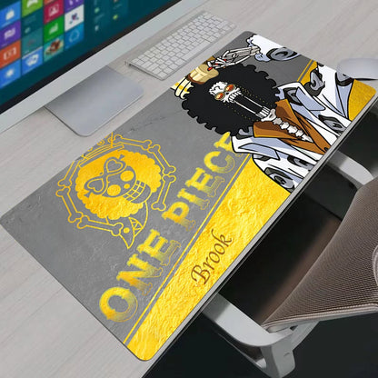 One Piece Brook "Soul King" XXL Gaming Mouse Pad: Moonlight HD Anime Desk Mat