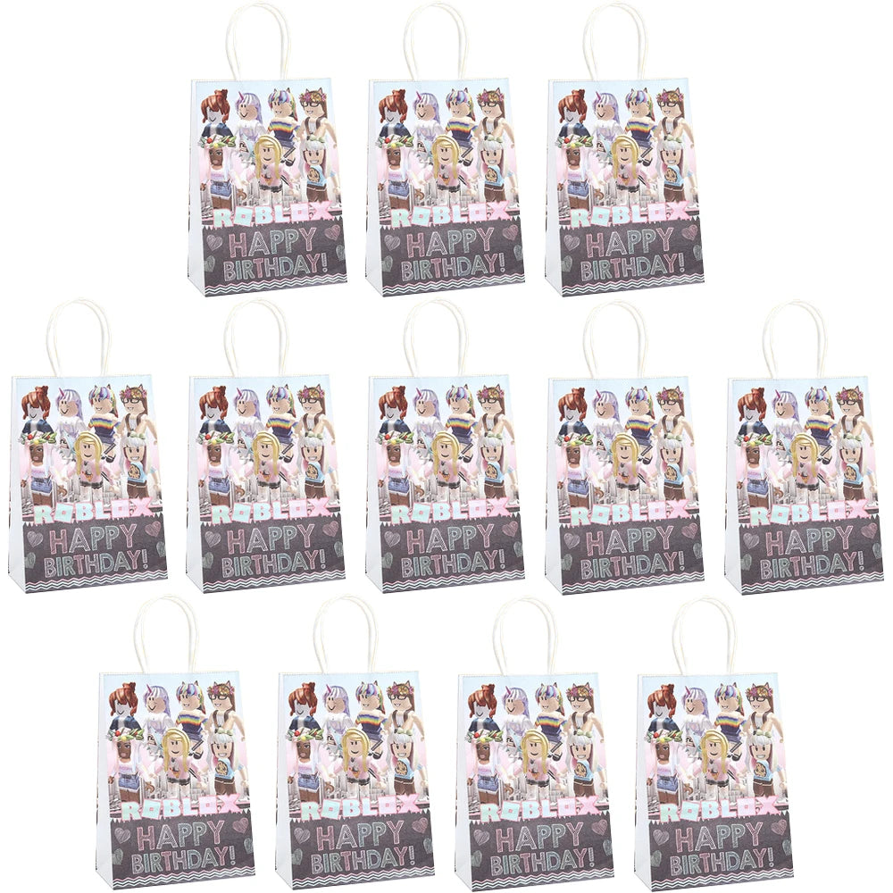 Pink Roblox Birthday Set 🎉🤖