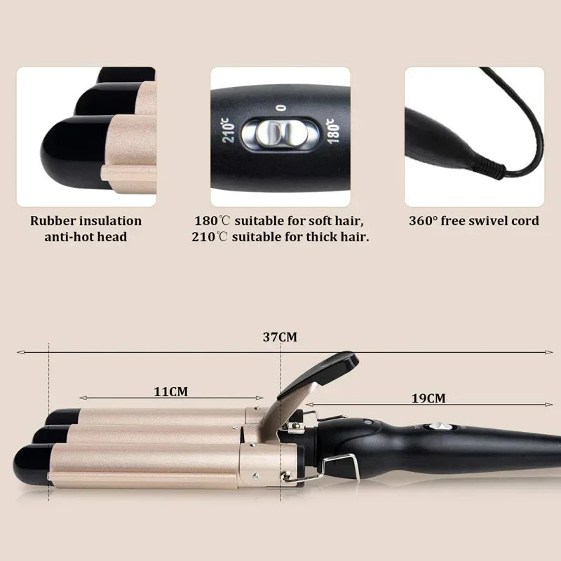 Ceramic Curling Iron Pro.