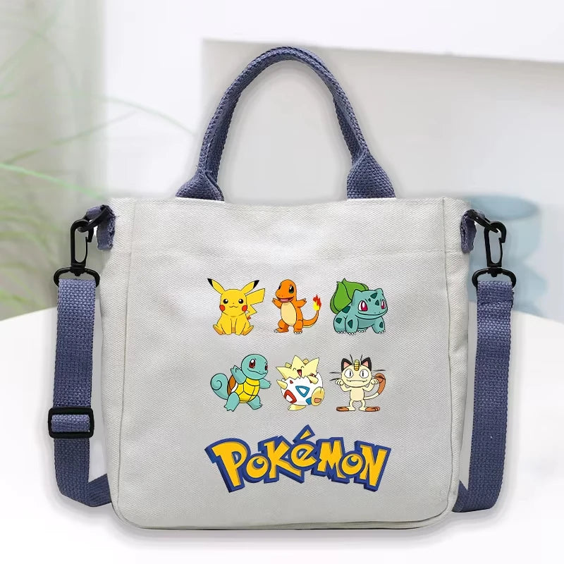 Pokemon Large Canvas Tote Bag