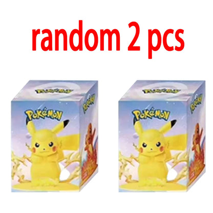 Hot 12 style Pokémon Action Dolls cute Pikachu Blind Box Anime Models Desktop Decorations Pok é mon Toys kids Birthday Gifts