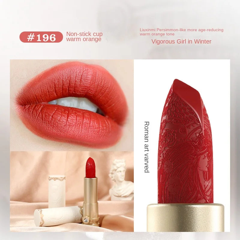 Embossed Matte Lipstick.