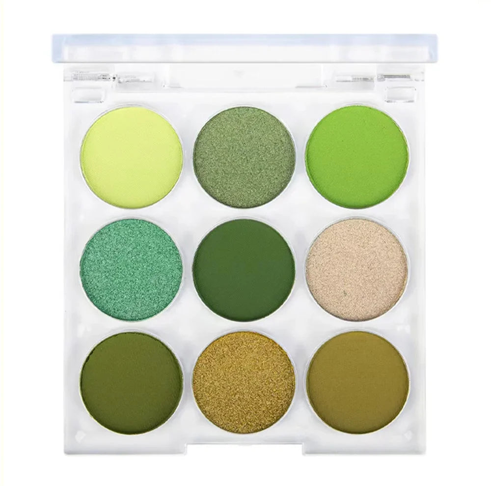 9 Colors Eye Shadow Palette Summer Pearl Matte Fine Shimmer Eyeshadow Powder Long Lasting Charming Eyes Make Up Palette Cosmetic
