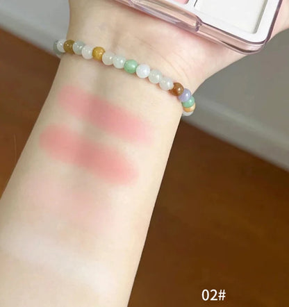 4 Color Pink Peach Blush Powder Cream Palette Highlighter Matte Expanding Color Brightening Face Blusher Rouge Makeup Cheek Tint