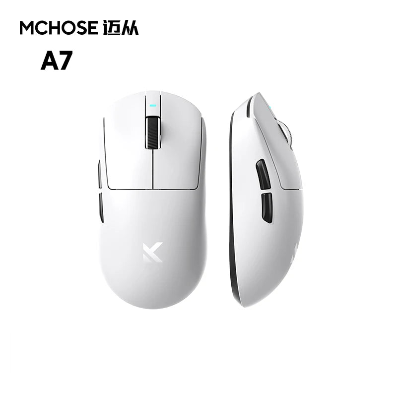 New Mchose A7 & A7v2 Advanced Lightweight Wireless Mouse Tri-Mode Connection Gaming Office Mouse Christmas Gift For Boys