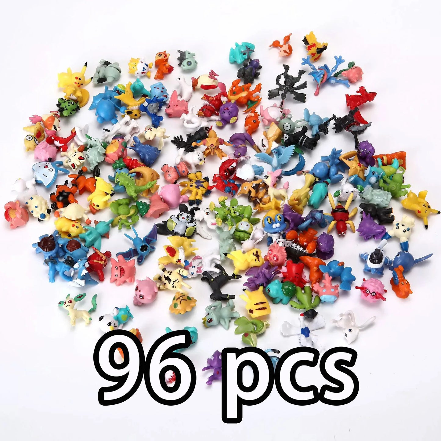 48/72/96/120/144pcs Pokemon Anime Action Toy Figures Doll Model Colletion Toys For Children