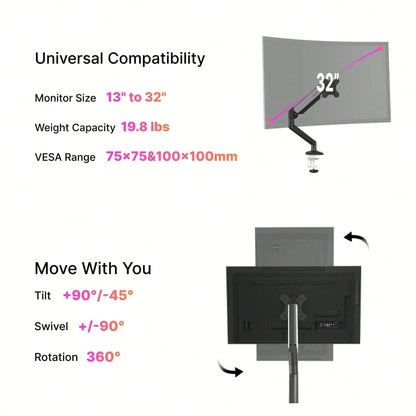 SoloSpin Monitor Arm