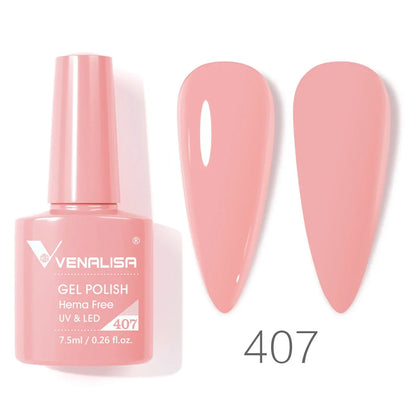 Venalisa VIP4 Nail Gel Polish HEMA/TPO FREE Full Coverage Beautiful Semi Permanent Soak Off UV LED Gel Nail Polish Gel Lacquer