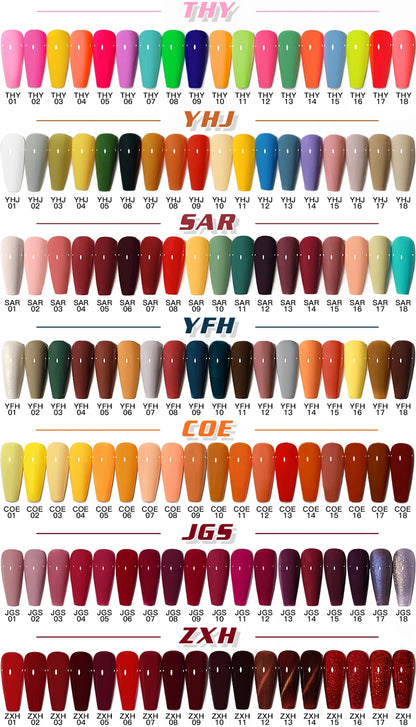 AS 18pcs 15ml Nail Gel Polish Set Red Dark Vernis Semi Permanent Nail Art Supplies Manicure UV Gel Nail Varnish Kit With Chart