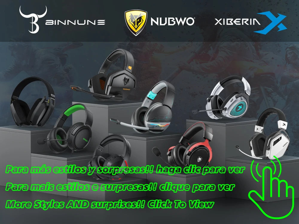NUBWO G06 Dual Wireless Gaming Headset