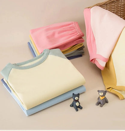 Kids' K-Pop HUNTRX Cotton Pajama Set: Long Sleeve Sleepwear for Girls & Boys