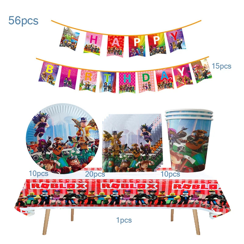 Roblox Birthday Party Supplies