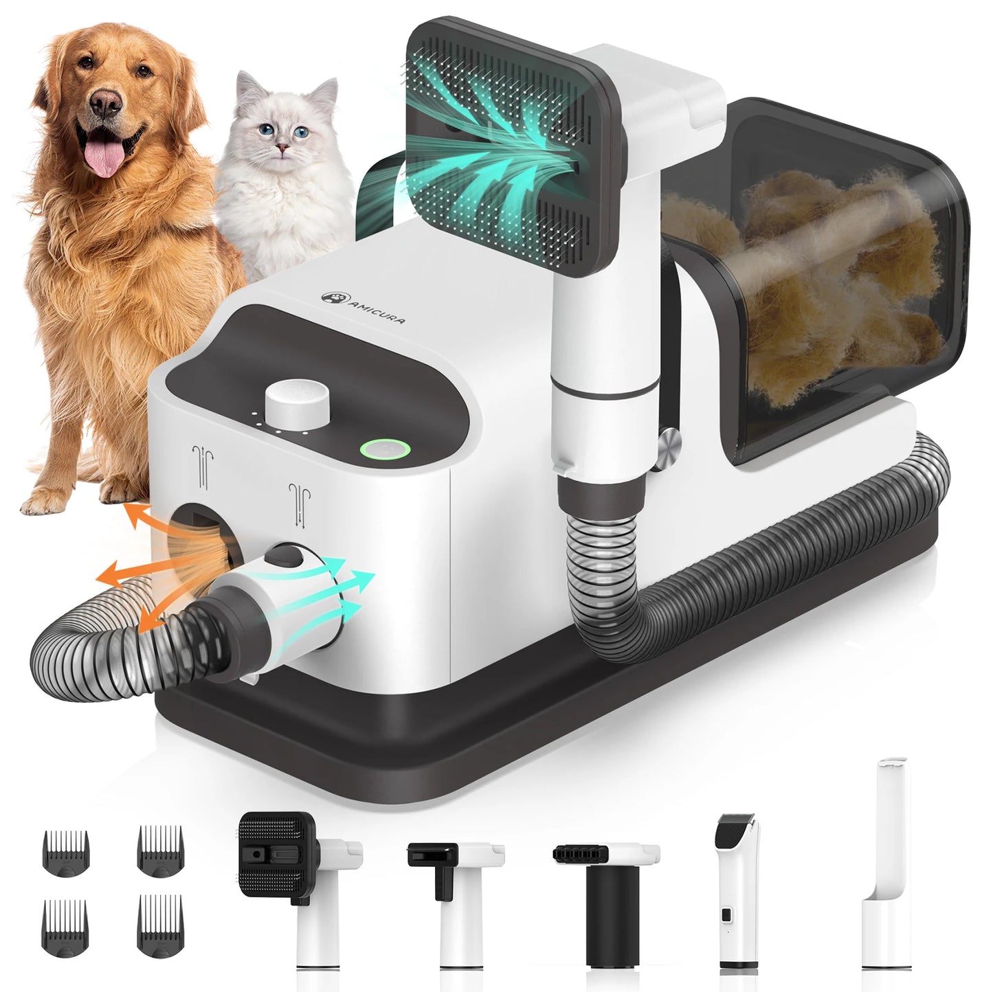 Pet Grooming Vacuum & Hair Dryer Kit 🐶✨
