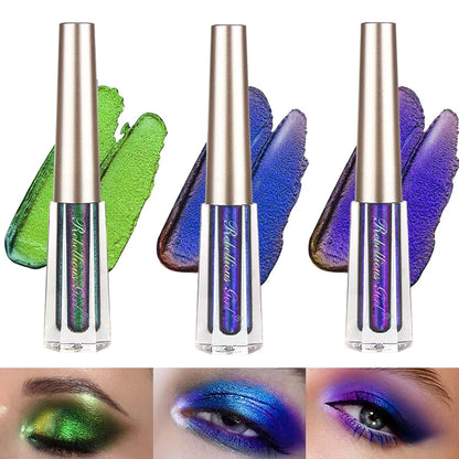 Chameleon EyeshadowsDiamond Glitter Liquid Eyeshadow StickHighly Pigmented Metallic Shimmering Long Lasting Shine All Makeup