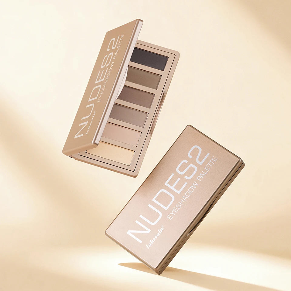 Lakerain Eyeshadow Palette Long-Lasting Eye Makeup Rich Pigment Neutral Shades Blendable Color Matte Nudes Eyeshadow Palette