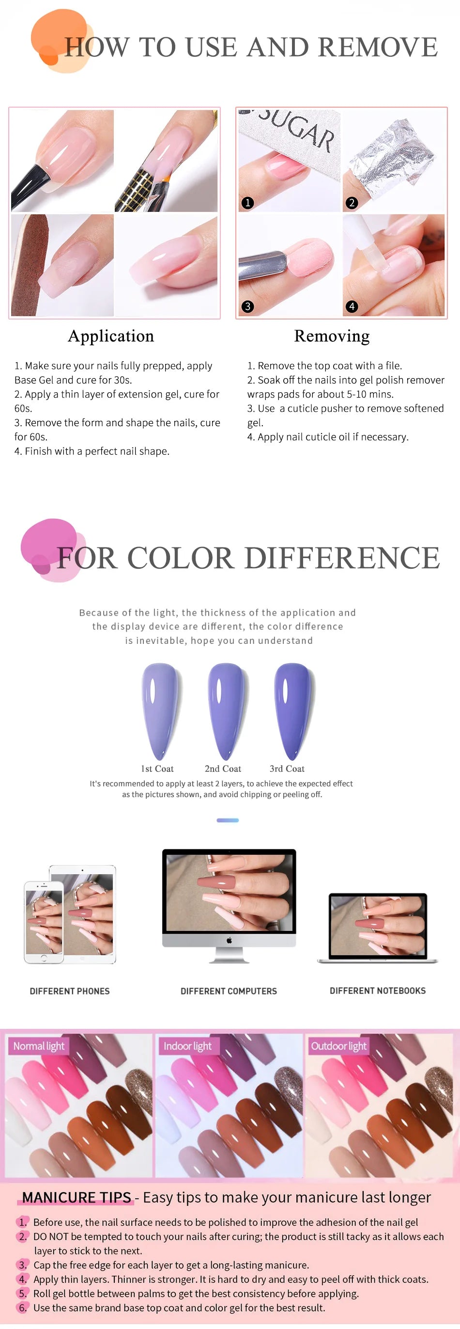 UR SUGAR 150g Rubber Base Gel Nail Polish Sparking Aurora Glitter Rubber Varnish Soak Off Semi permanent UV LED Gel Manicure