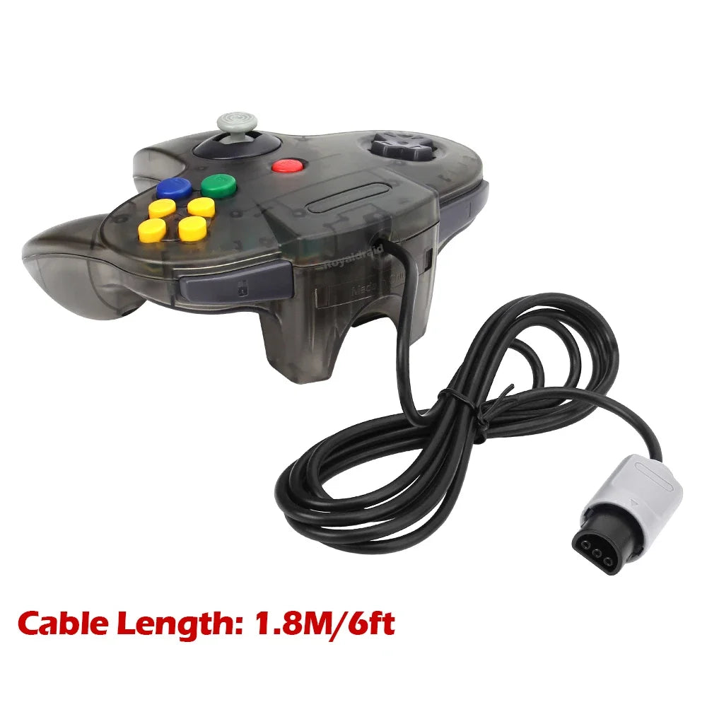 8 Colors Wired Gamepad For N64 Console Joypad Control for N64 Classic Joystick Retro Game Console Gamepad Accessories
