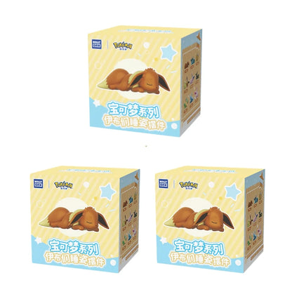 New In Stock Pokemon Eevee Sleeping Position Series Blind Box Sylveon Umbreon Flareon Jolteon Anime Desktop Decoration Model Toy