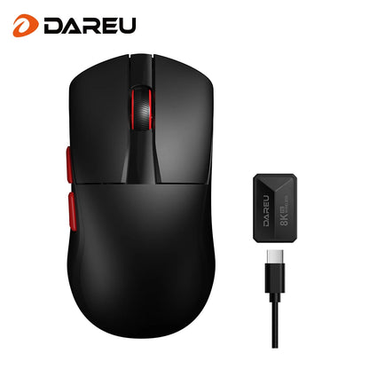 DAREU Tri-mode Wireless 8Khz Gaming Mouse 2.4G Wired 35g Lightweight 30000 DPI AIM-750 Sensor Macro Gamer Mouse Accessories
