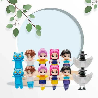 2026 Kpop Demon Hunters Action Figure Derpys Tiger Rumi Mira Zoey Sussy Figurine Children's Birthday Gift in Stock Fast Shipping