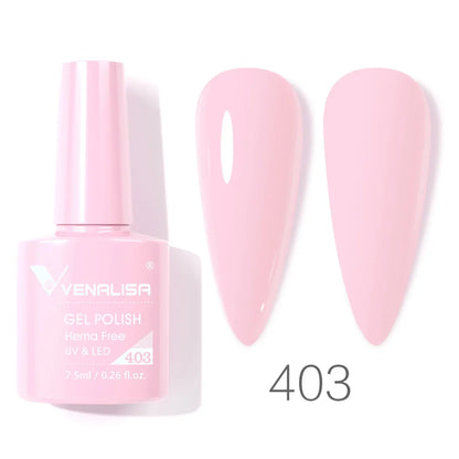 Venalisa VIP4 Nail Gel Polish HEMA/TPO FREE Full Coverage Beautiful Semi Permanent Soak Off UV LED Gel Nail Polish Gel Lacquer