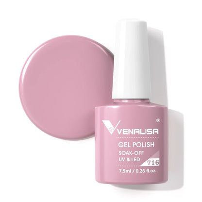 Venalisa VIP4 Nail Gel Polish HEMA/TPO FREE Full Coverage Beautiful Semi Permanent Soak Off UV LED Gel Nail Polish Gel Lacquer