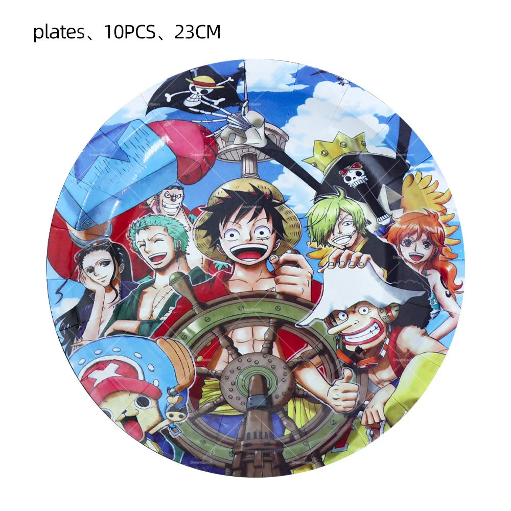 One Piece Luffy Foil & Latex Birthday Balloon Set 🎉🏴‍☠️