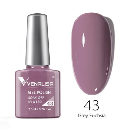 Venalisa VIP4 Nail Gel Polish HEMA/TPO FREE Full Coverage Beautiful Semi Permanent Soak Off UV LED Gel Nail Polish Gel Lacquer
