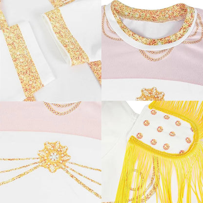 Girls' K-Pop "Stage Ready" Cosplay Costume: 3-Piece Idol Outfit for Halloween & Parties