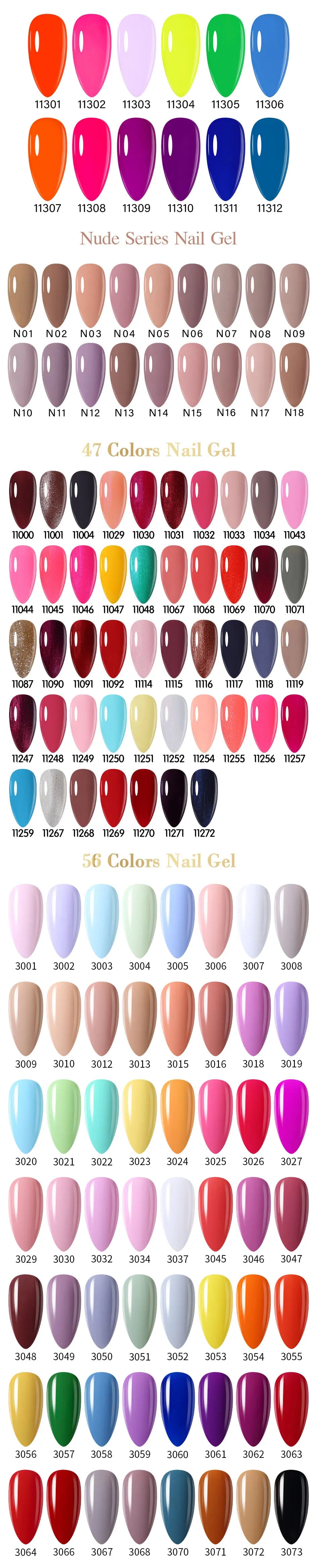 Arte Clavo 15ml 24pcs/Set Gel Nail Polish Set Kit Semi Permanent Base Top Coat LED Varnish Summer Neon Colors UV Nails Art Gel