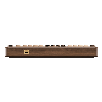 Akko MU02 75% Mountain Seclusion Wooden Mechanical Keyboard RGB Hot-swappable BT5.0/2.4G Wireless & Type-C Wired Gaming Keyboard