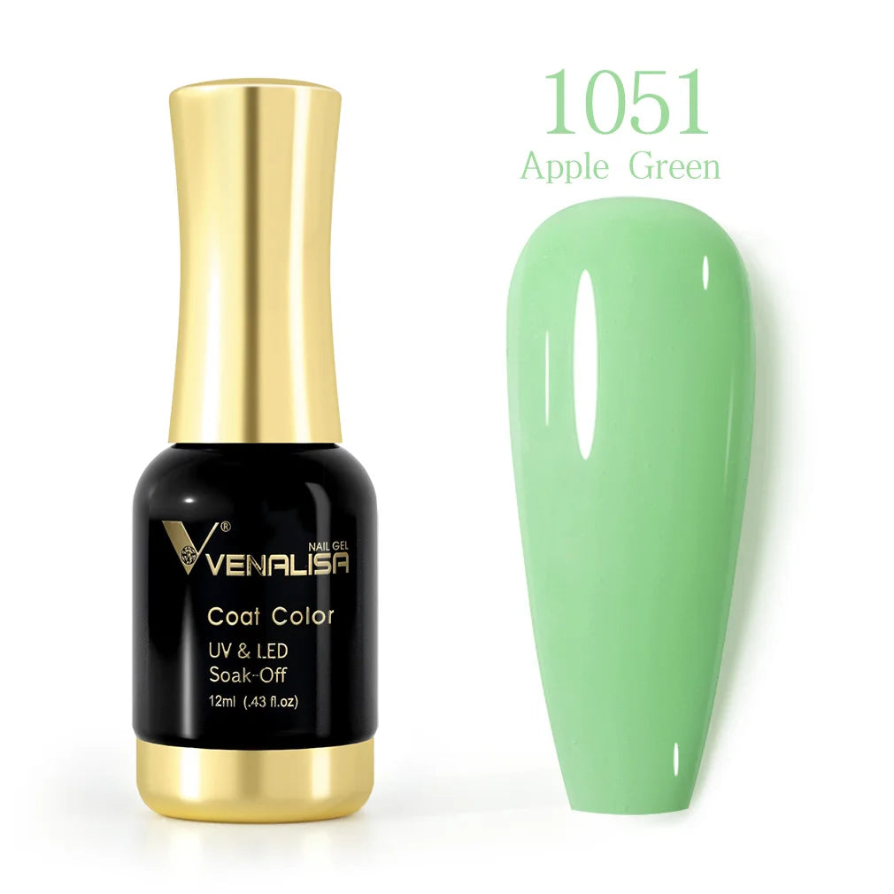 VENALISA Nail Gel Varnish TPO FREE Soak Off UV LED Organic Odorless Enamels Nail Art Colors 12ml 120Colors UV Gel Nail Polish