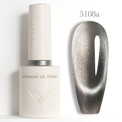 VENALISA 10ml Nail Gel Polish 90Colors HEMA/TPO Free UV LED Soak Off Long Lasting High Gloss Base TopCoat for Salon DIY Manicure