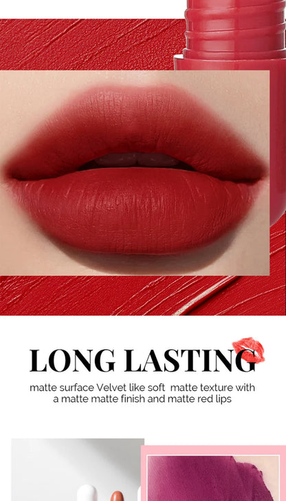 MAGIC CASA 18-Color Capsule Lipstick Set - Mini Matte, Long-lasting, Waterproof, Non-transfer，Soft matte finish