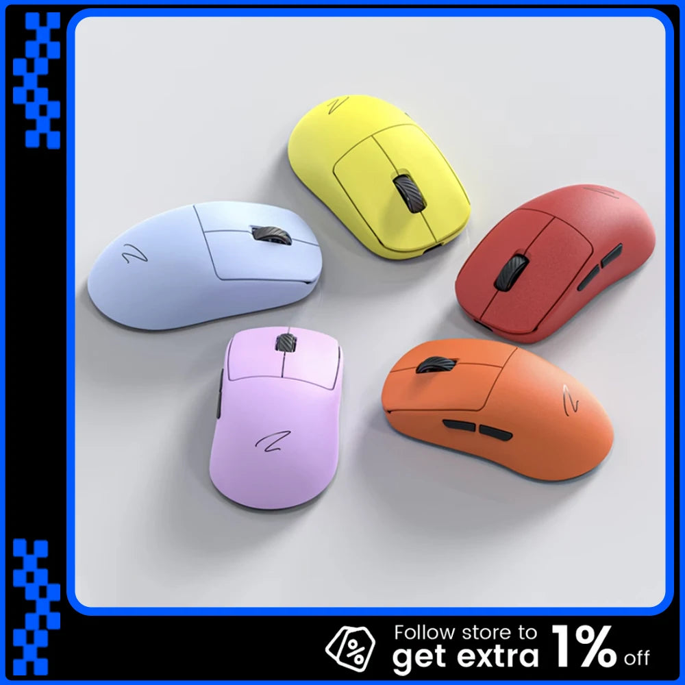 Zaopin Z2 Mini Wireless Mouse 3modes 8k Paw3950  Bluetooth Game Mouse Nordic 52840 Lightweight Customized Gaming Accessory Gifts