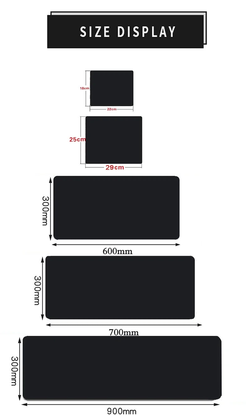 Sense of Science and Technology Printing Mouse Pad Computer Gaming Accessories MousePads Carpet Anti-slip Laptop Pad Mouse Mat