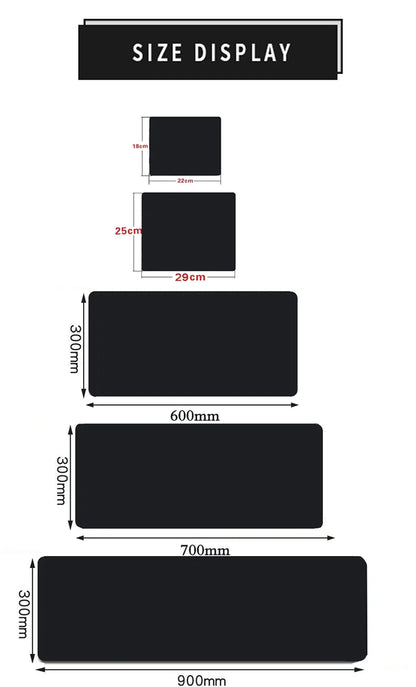 Sense of Science and Technology Printing Mouse Pad Computer Gaming Accessories MousePads Carpet Anti-slip Laptop Pad Mouse Mat