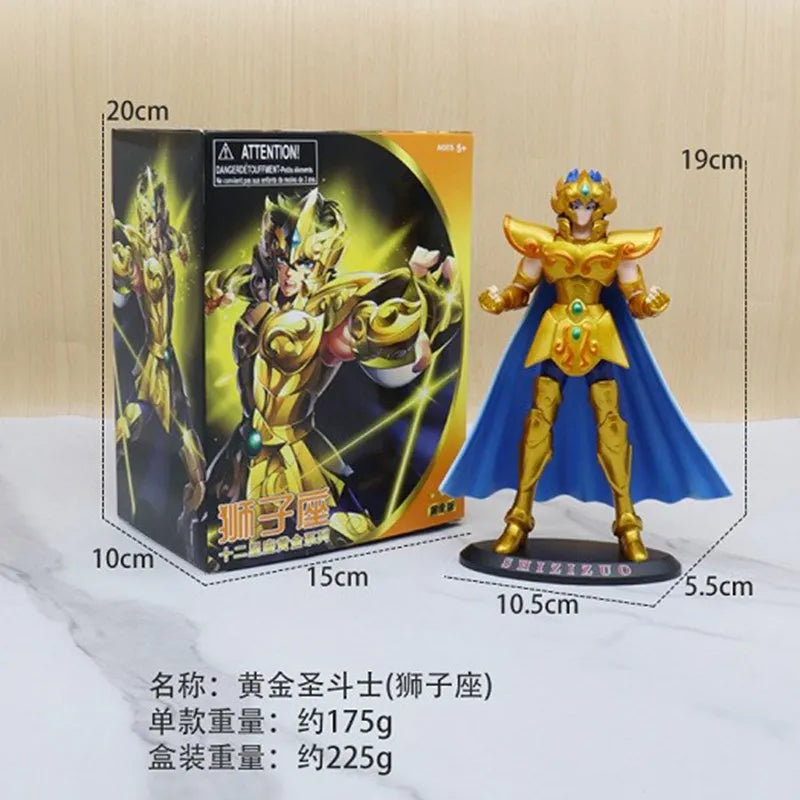 19cm Anime Dark Saint Seiya Figure Phoenix Ikki Hyoga Seiya Shiryu Action Figures Box Figure Collection Decoration Toys Hobbies