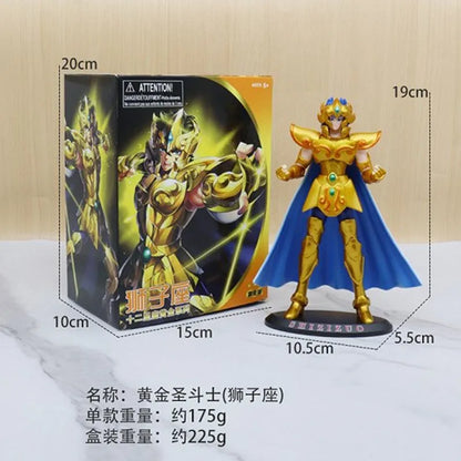 19cm Anime Dark Saint Seiya Figure Phoenix Ikki Hyoga Seiya Shiryu Action Figures Box Figure Collection Decoration Toys Hobbies