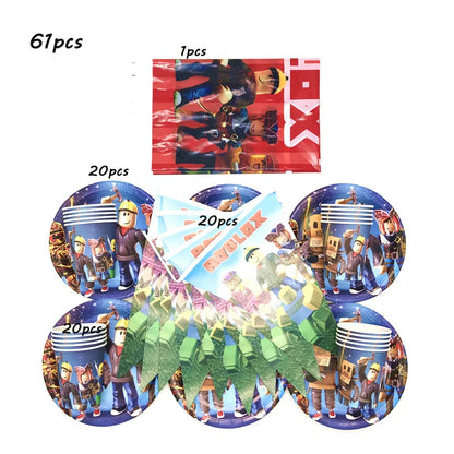 Roblox Birthday Party Decoration Set XL