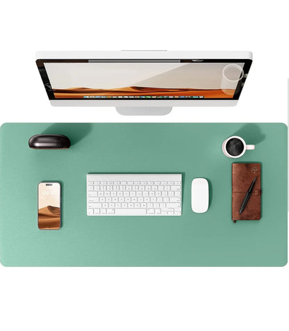 YSAGi Premium PU Leather Desk Mat: Non-Slip Waterproof Office Protector