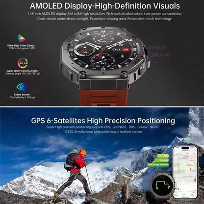 Xiaomi T-Rex 3 Ultra GPS Smartwatch (5 ATM, Dual-Band GNSS)