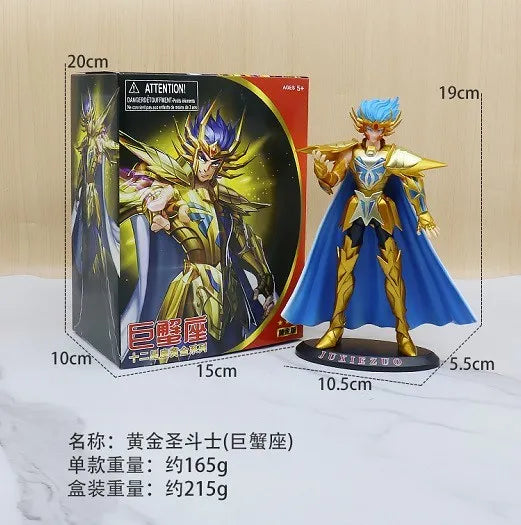 19cm Anime Dark Saint Seiya Figure Phoenix Ikki Hyoga Seiya Shiryu Action Figures Box Figure Collection Decoration Toys Hobbies