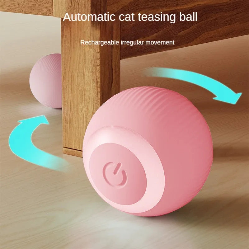 Automatic Rolling Cat Toy.