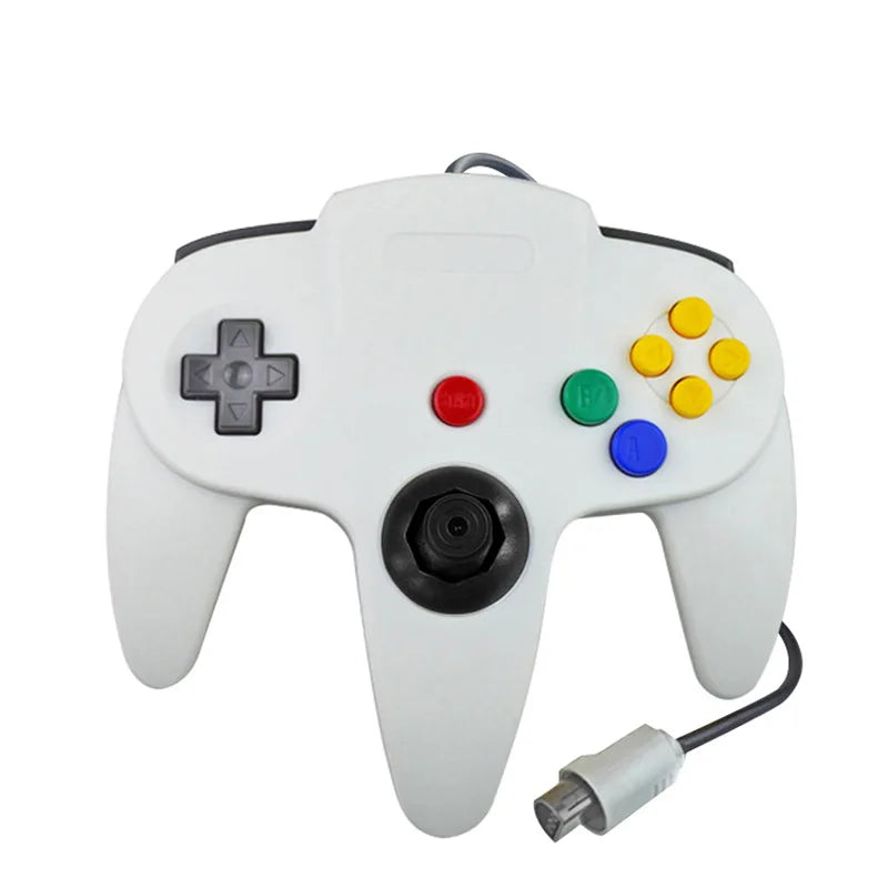 Wired Transparent Gaming Joystick for N64 Gamepad Game Controller for N64 Console
