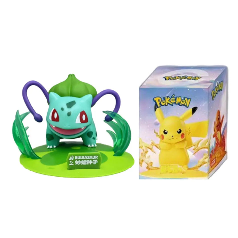 12 style Pok é mon Doll Pikachu Blind Box Anime Models Desktop Decorations Action Figure Collection Pok é mon Toys Birthday Gift