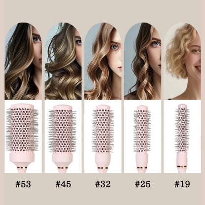 Round Blow Dry Brush Professional Curly Hair Hot Cylinder Comb Suitable for Fashionable Curly Roller Hair Styling Accessories