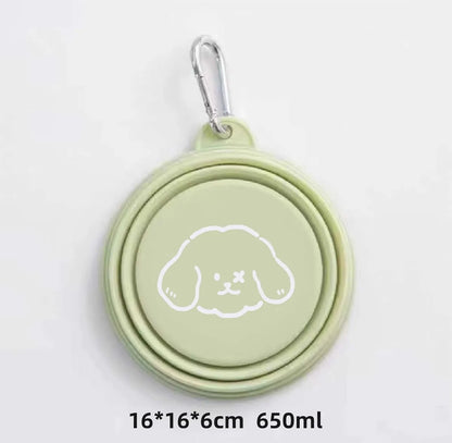 Portable Folding Pet Travel Bowl