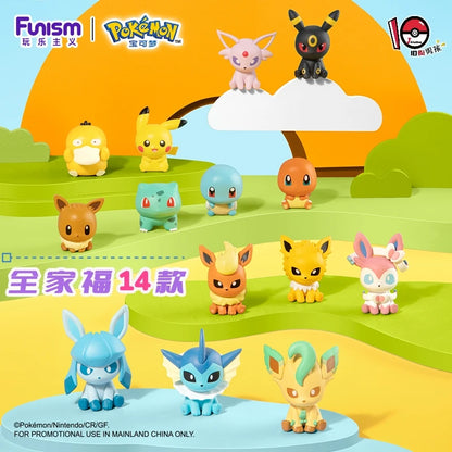 New in Stock Genuine Funism Pokémon Eevee Little Adventure Mini Figure Ornament  Animation Peripheral Gift